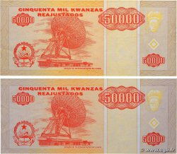 50000 Kwanzas Reajustados Lot ANGOLA  1995 P.138 q.SPL