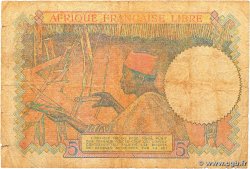 5 Francs FRENCH EQUATORIAL AFRICA Brazzaville 1941 P.06a G