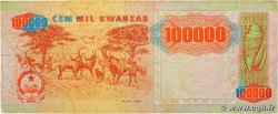 100000 Kwanzas ANGOLA  1991 P.133a MB