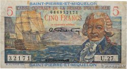 5 Francs Bougainville SAINT PIERRE ET MIQUELON  1946 P.22 B+