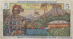 5 Francs Bougainville SAINT PIERRE ET MIQUELON  1946 P.22 B+