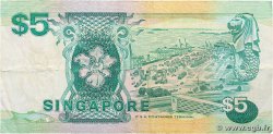 5 Dollars SINGAPORE  1989 P.19 F