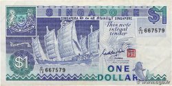 1 Dollar SINGAPORE  1987 P.18a VF