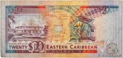 20 Dollars CARAÏBES  1993 P.28v pr.TB