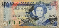 10 Dollars CARAÏBES  1993 P.27l B+