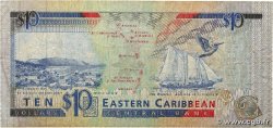 10 Dollars CARAÏBES  1993 P.27l B+