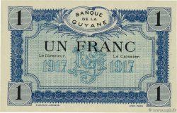 1 Franc Épreuve FRENCH GUIANA  1917 P.05s UNC-