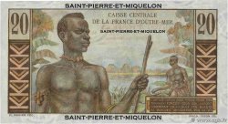 20 Francs Émile Gentil SAINT PIERRE AND MIQUELON  1946 P.24 UNC-