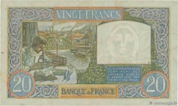 20 Francs TRAVAIL ET SCIENCE FRANCIA  1940 F.12.06 BB