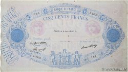 500 Francs BLEU ET ROSE FRANCE  1936 F.30.37 G