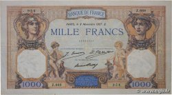 1000 Francs CÉRÈS ET MERCURE FRANCE  1927 F.37.01