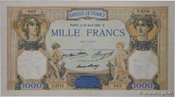 1000 Francs CÉRÈS ET MERCURE FRANCE  1937 F.37.10