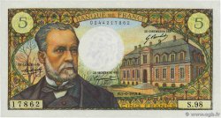 5 Francs PASTEUR FRANCIA  1969 F.61.10 AU