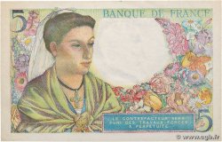 5 Francs BERGER FRANCE  1943 F.05.04 SPL