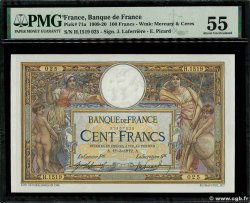 100 Francs LUC OLIVIER MERSON sans LOM FRANCE  1912 F.23.04 SPL