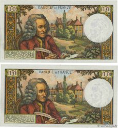 10 Francs VOLTAIRE Consécutifs FRANCIA  1963 F.62.05 SPL+