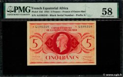 5 Francs AFRIQUE ÉQUATORIALE FRANÇAISE  1943 P.15d