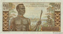 20 Francs Émile Gentil AFRIQUE ÉQUATORIALE FRANÇAISE  1946 P.22 SUP