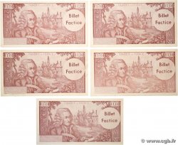 10 Francs Voltaire Lot FRANCE regionalismo y varios  1964 F.(62) BC a MBC