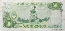 500 Pesos ARGENTINA  1972 P.292 VF