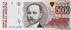 5000 Australes ARGENTINE  1989 P.330c NEUF