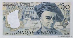 50 Francs QUENTIN DE LA TOUR FRANCE  1991 F.67.17