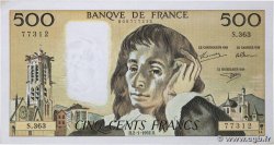 500 Francs PASCAL FRANCE  1992 F.71.49