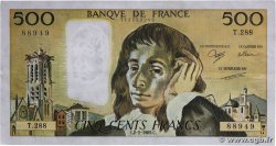 500 Francs PASCAL FRANKREICH  1989 F.71.40 VZ