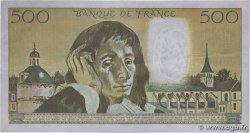 500 Francs PASCAL FRANCE  1989 F.71.41 XF