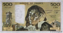 500 Francs PASCAL FRANCE  1987 F.71.35 VF