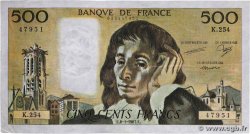 500 Francs PASCAL FRANCE  1987 F.71.35