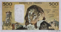 500 Francs PASCAL FRANCE  1988 F.71.39