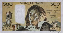 500 Francs PASCAL FRANCE  1988 F.71.39