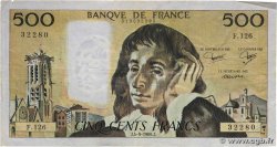 500 Francs PASCAL FRANCE  1980 F.71.22