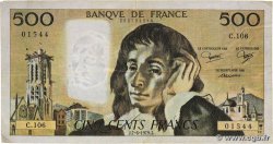 500 Francs PASCAL FRANCE  1979 F.71.20