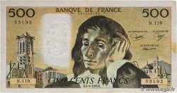 500 Francs PASCAL FRANCE  1980 F.71.22