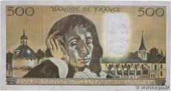 500 Francs PASCAL FRANCE  1986 F.71.34 VF