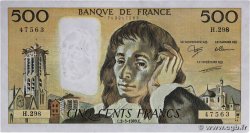 500 Francs PASCAL FRANCE  1989 F.71.41