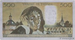 500 Francs PASCAL FRANCE  1989 F.71.41 VF