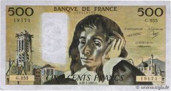 500 Francs PASCAL FRANCE  1987 F.71.36 VF