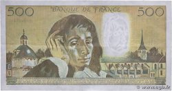 500 Francs PASCAL FRANCE  1989 F.71.40 VF