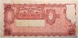 5 Pesos ARGENTINA  1935 P.252b F+