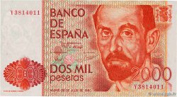 2000 Pesetas ESPAGNE  1980 P.159 SPL