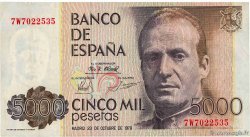 5000 Pesetas ESPAGNE  1979 P.160 TTB