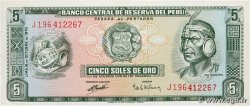 5 Soles de Oro PERU  1970 P.099b