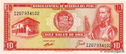 10 Soles de Oro PERU  1970 P.100b