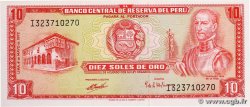 10 Soles de Oro PERU  1972 P.100c