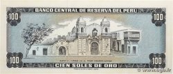 100 Soles de Oro PERU  1974 P.102c UNC