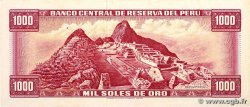 1000 Soles de Oro PERU  1971 P.105b VF+