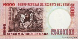 5000 Soles de Oro PERU  1985 P.117c UNC-